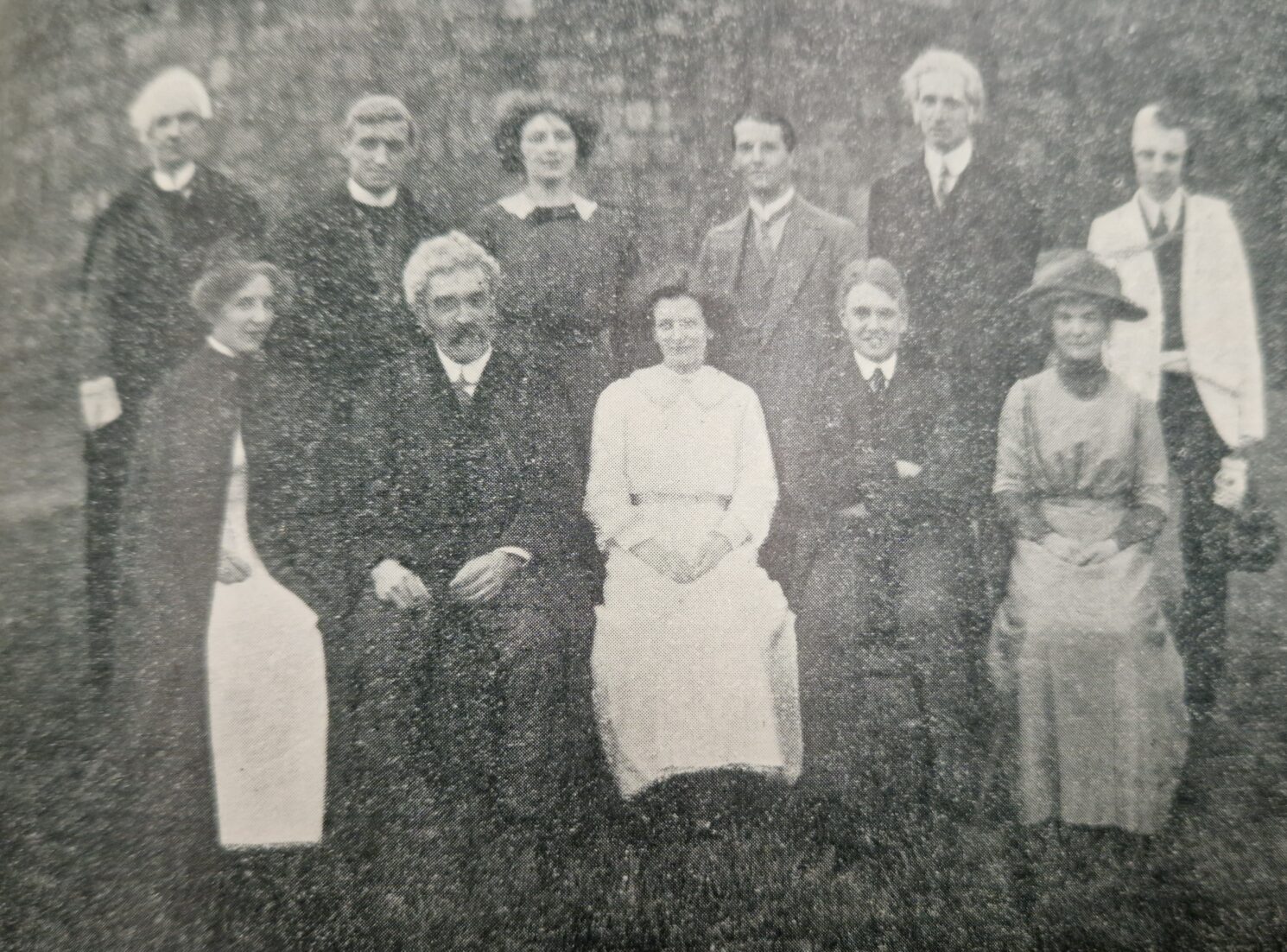 ‘Sweet Lavender: Performances by the Works Dramatic Society’Benson is on the back row, third from the left.