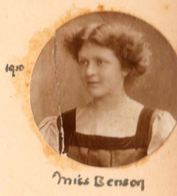 Miss Benson 1910