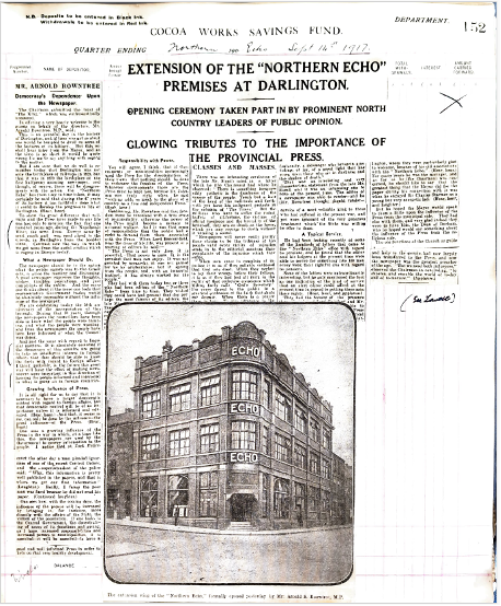 Northern Echo 14th September 1917